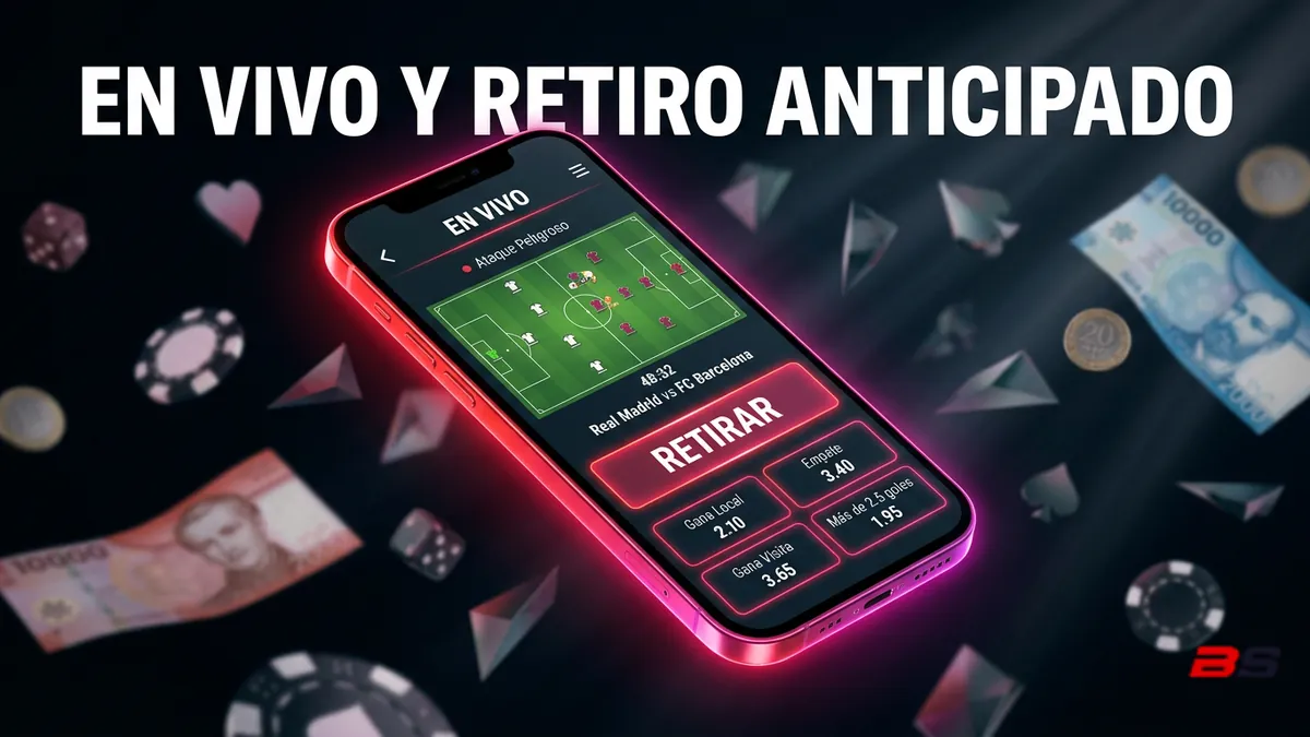 Apuestas en vivo y cash out en Betsala Chile: cómo funciona el retiro anticipado