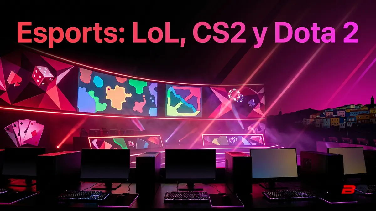 Apuestas en esports en Betsala Chile: League of Legends, CS2 y Dota 2 en vivo