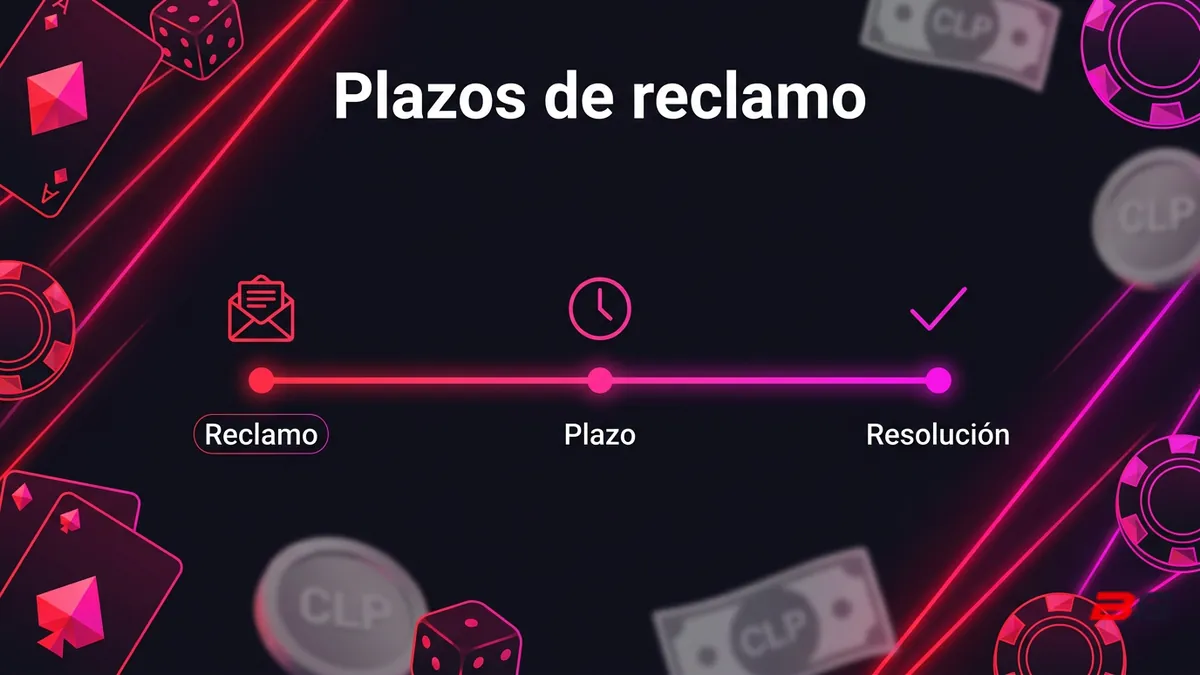 Línea de tiempo de los plazos oficiales para presentar un reclamo en Betsala Chile