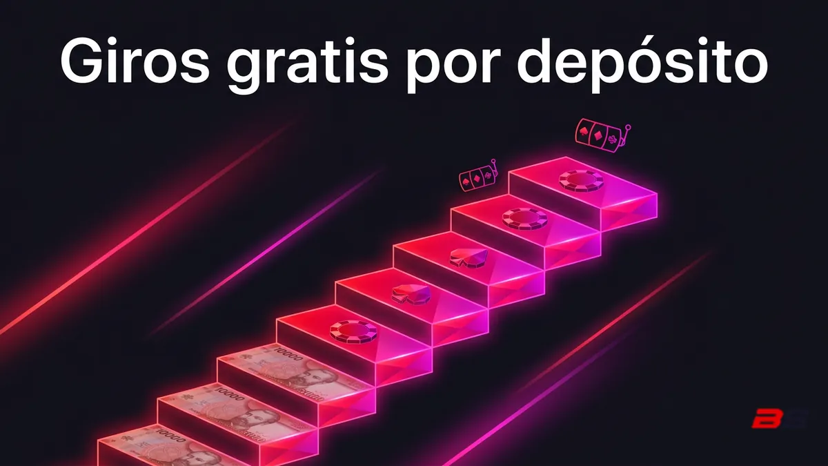 Escala de giros gratis por monto de depósito en el bono de casino de Betsala Chile